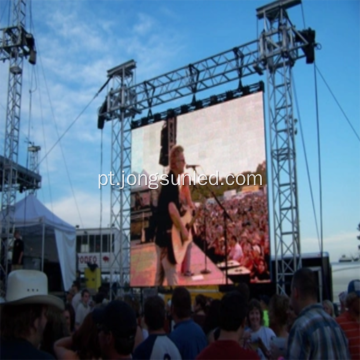 Tela LED P6 para locação de vídeo em cores